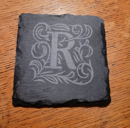 *Custom* 2 Piece Slate Coaster Set